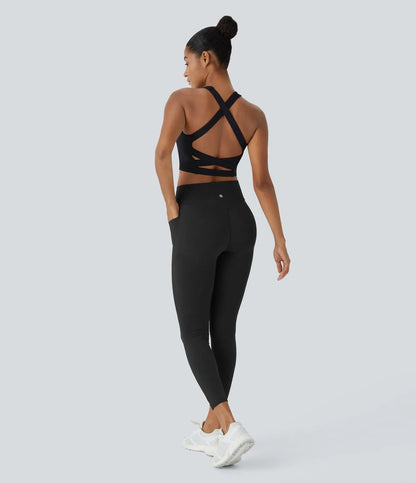 High Waisted Tummy Control Shaping Training Leggings
